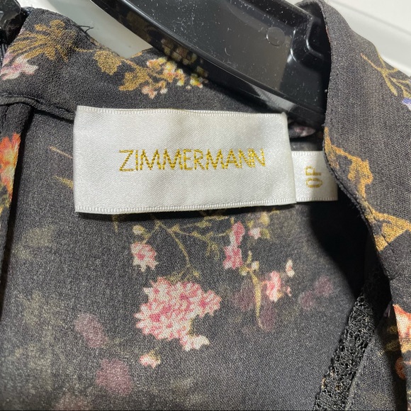 NWOT Zimmermann silk romper - Picture 5 of 5